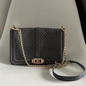 Updated- Rebecca Minkoff LOVE Crossbody (Navy)